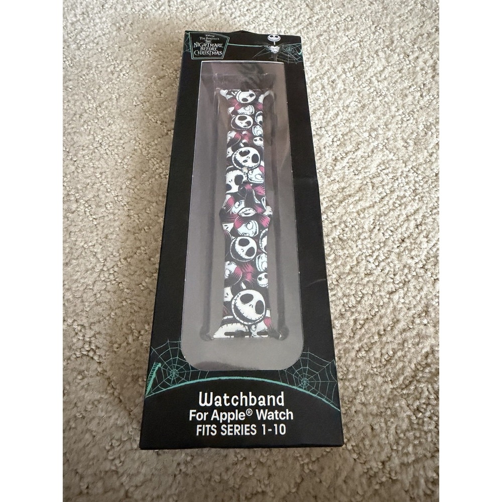 DISNEY NIGHTMARE BEFORE CHRISTMAS WATCHBAND For Apple Watch- JACK & SALLY New